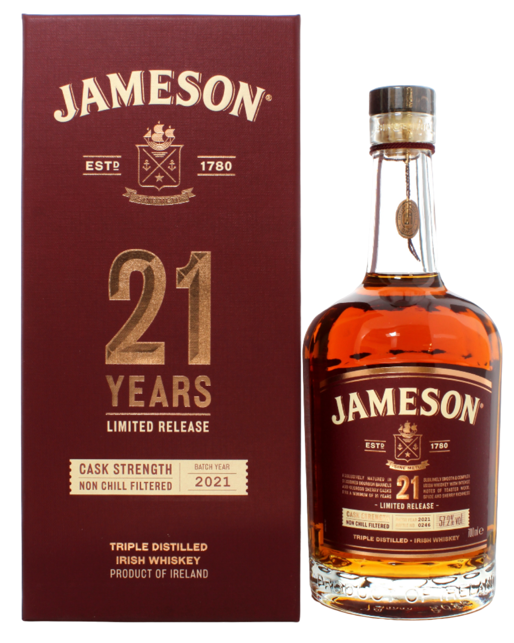 Jameson 21 YO Limited Release 2021 70cl