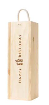 Gift Box Happy Happy Birthday For 1 Bottle