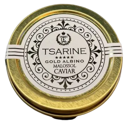 Tsarine Gold Albino Malossol Caviar 10g