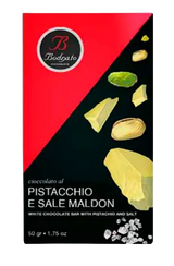 Bodrato Pistachio and Maldon Salt Chocolate 50g
