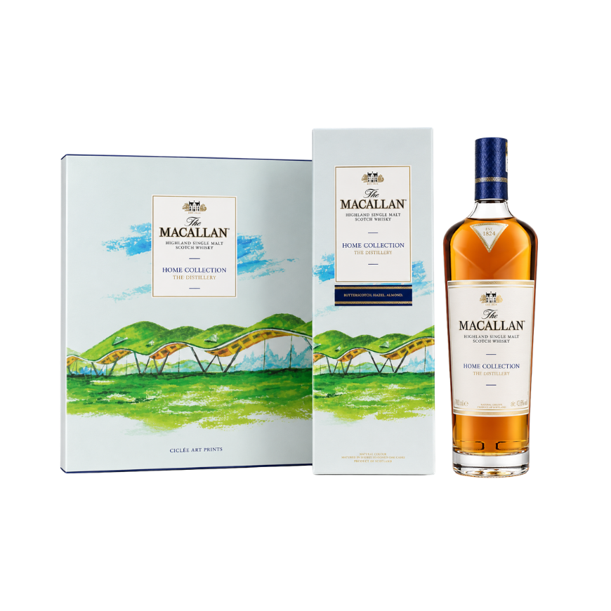 Macallan Home Collection Distillery with prints 70cl