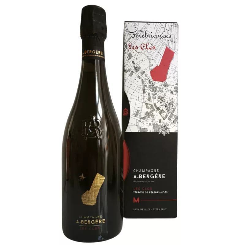 A. Bergere 'Les Clos' Meunier Extra Brut 2019 Gift Box