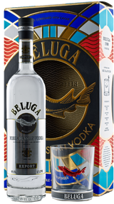 Beluga Noble Vodka with Rock Glass 70cl